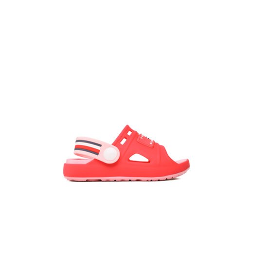 Tommy Hilfiger Klapki Comfy Sandal T1A2-32779-0083 M Czerwony ze sklepu MODIVO w kategorii Klapki dziecięce - zdjęcie 171991235