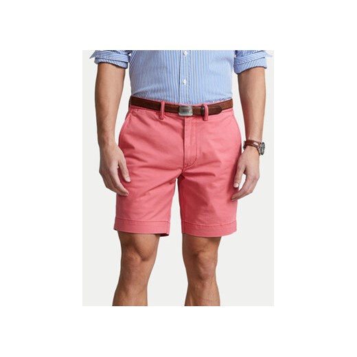 Polo Ralph Lauren Szorty materiałowe 710799213014 Różowy Slim Fit ze sklepu MODIVO w kategorii Spodenki męskie - zdjęcie 171991305