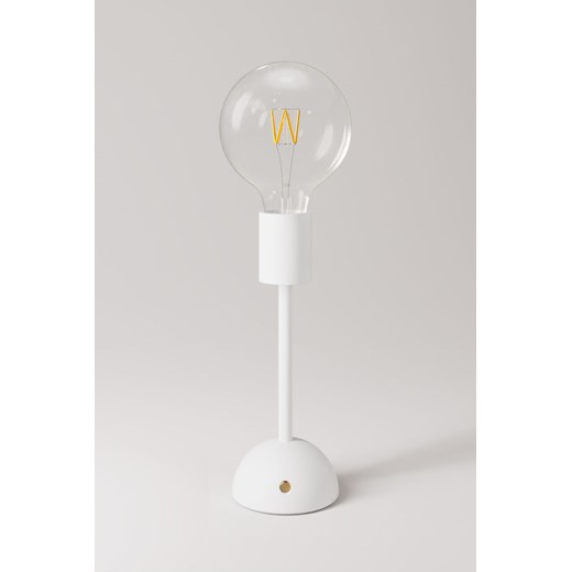 H & M - Lampa Do Ładowania Z Żarówką - Biały ze sklepu H&M w kategorii Lampy stołowe - zdjęcie 171991389