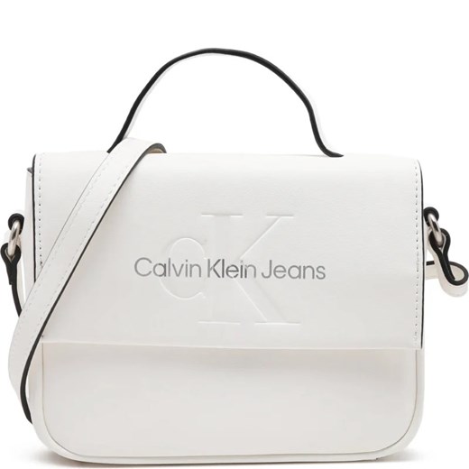Listonoszka Calvin Klein biała ze skóry ekologicznej