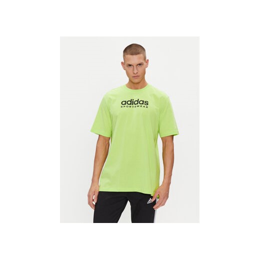 adidas T-Shirt All SZN Graphic IJ9433 Żółty Loose Fit ze sklepu MODIVO w kategorii T-shirty męskie - zdjęcie 171992546
