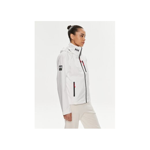 Helly Hansen Kurtka żeglarska W Crew Hooded Jacket 2.0 34448 Biały Regular Fit ze sklepu MODIVO w kategorii Kurtki damskie - zdjęcie 171992598