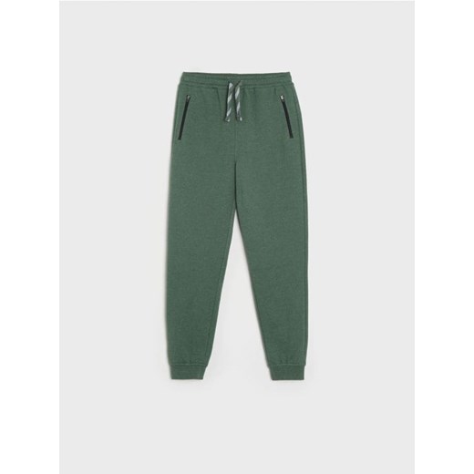 Sinsay - Spodnie dresowe jogger - zielony ze sklepu Sinsay w kategorii Spodnie chłopięce - zdjęcie 171995215