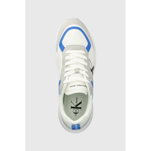 Calvin Klein Jeans sneakersy RETRO TENNIS MESH kolor biały YM0YM00638 44 okazja ANSWEAR.com