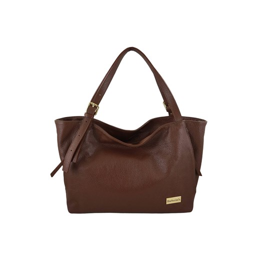 Modna shopperka damska na ramię - Brązowa ze sklepu butyolivier w kategorii Torby Shopper bag - zdjęcie 171998037