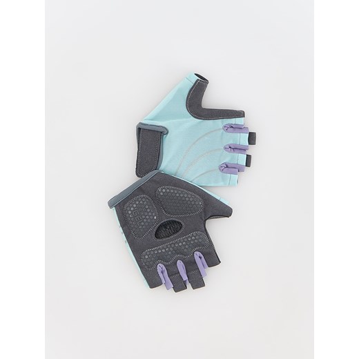 Reserved - Rękawiczki rowerowe - jasnoturkusowy ze sklepu Reserved w kategorii Rękawiczki dziecięce - zdjęcie 172001598