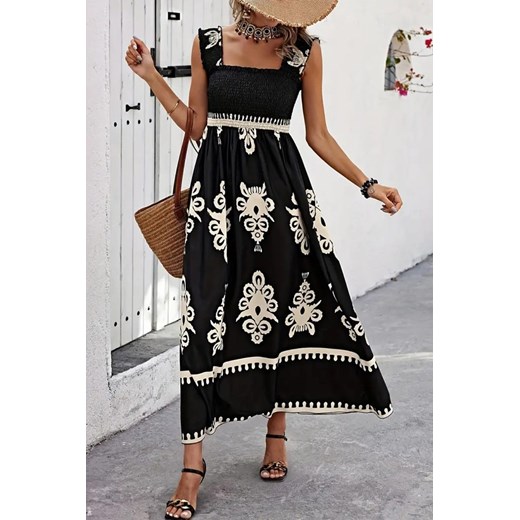 Sukienka BESTOLFA BLACK ze sklepu Ivet Shop w kategorii Sukienki - zdjęcie 172002677