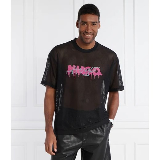 HUGO T-shirt | Regular Fit ze sklepu Gomez Fashion Store w kategorii T-shirty męskie - zdjęcie 172002895