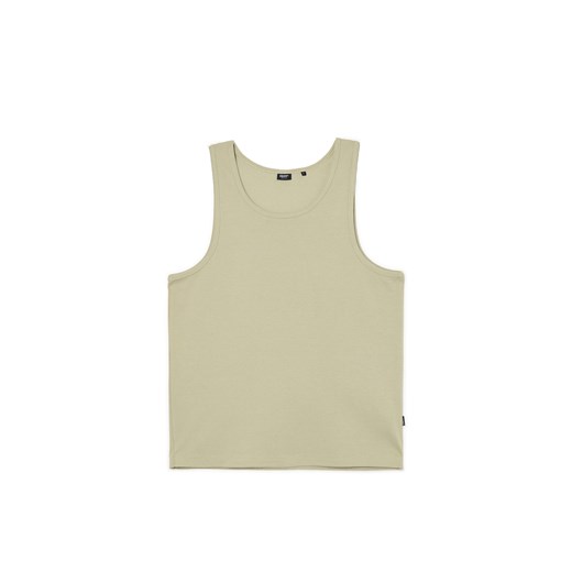 Cropp - Oliwkowa koszulka bez rękawów - zielony ze sklepu Cropp w kategorii T-shirty męskie - zdjęcie 172003309
