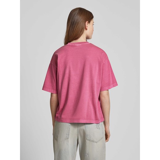 T-shirt o kroju oversized z naszywką z logo model ‘NELSON’ M Peek&Cloppenburg 