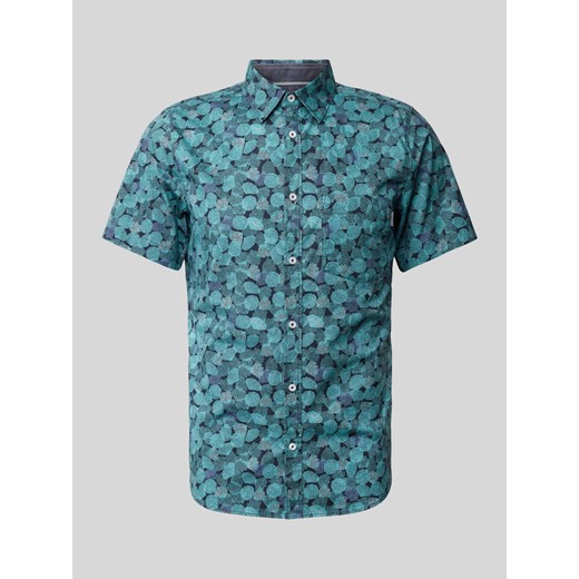 Koszula casualowa o kroju slim fit ze wzorem na całej powierzchni model ‘Small Coral’ ze sklepu Peek&Cloppenburg  w kategorii Koszule męskie - zdjęcie 172005476