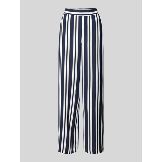 Spodnie z szeroką nogawką i wzorem w paski model ‘RASHA’ ze sklepu Peek&Cloppenburg  w kategorii Spodnie damskie - zdjęcie 172005626