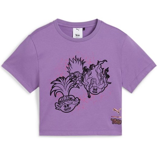 Koszulka juniorska Graphic Tee G Puma x Trolls ze sklepu SPORT-SHOP.pl w kategorii Bluzki dziewczęce - zdjęcie 172006068