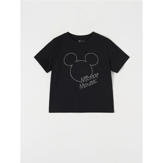 Sinsay - Koszulka Myszka Miki - czarny ze sklepu Sinsay w kategorii Bluzki damskie - zdjęcie 172007998