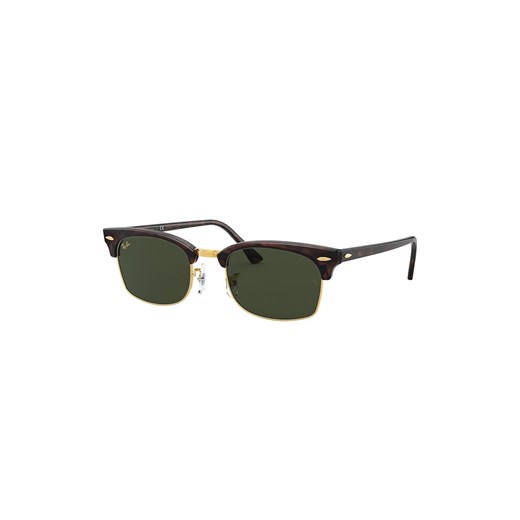 Ray-Ban okulary przeciwsłoneczne CLUBMASTER SQUARE kolor brązowy 0RB3916 ze sklepu PRM w kategorii Okulary przeciwsłoneczne damskie - zdjęcie 172009355