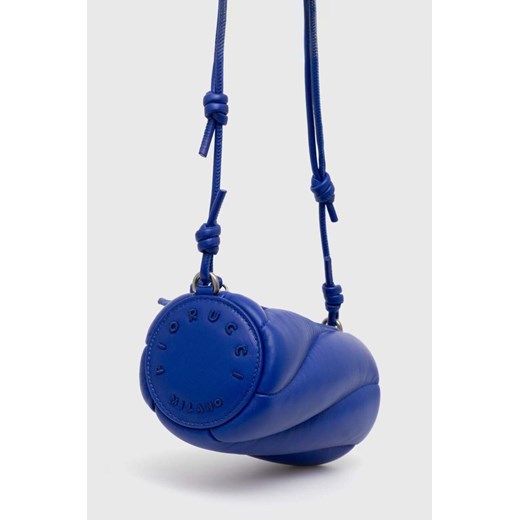Fiorucci torebka skórzana Electric Blue Leather Mini Mella Bag kolor niebieski U01FPABA002LE04BL06 ze sklepu PRM w kategorii Listonoszki - zdjęcie 172010179