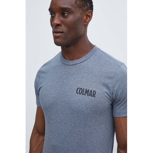 Colmar t-shirt męski kolor niebieski z nadrukiem ze sklepu ANSWEAR.com w kategorii T-shirty męskie - zdjęcie 172010479