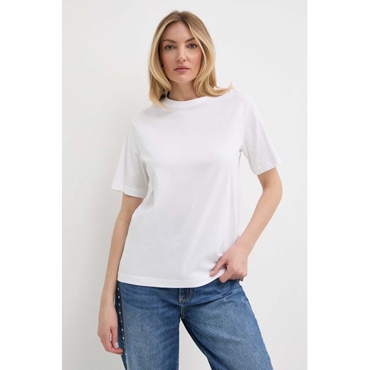 Silvian Heach t-shirt bawełniany damski kolor biały ze sklepu ANSWEAR.com w kategorii Bluzki damskie - zdjęcie 172010687
