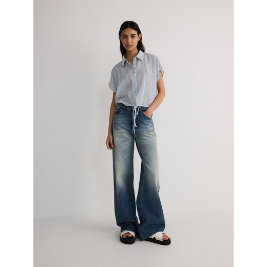 Reserved - Bawełniana koszula kimono - wielobarwny Reserved L Reserved