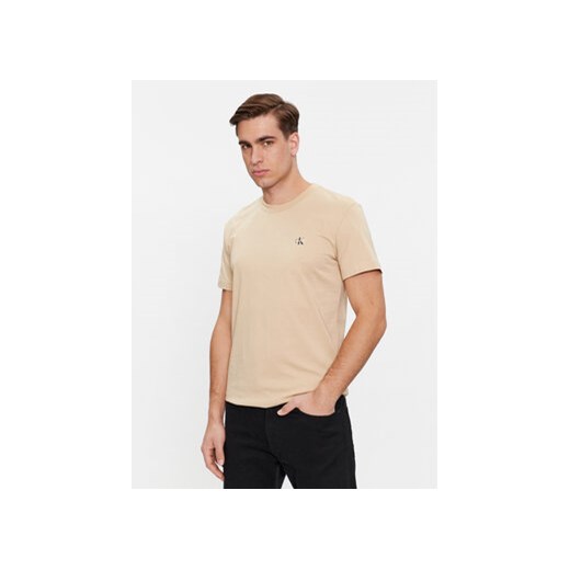 Calvin Klein Jeans Komplet 2 t-shirtów J30J320199 Beżowy Regular Fit ze sklepu MODIVO w kategorii T-shirty męskie - zdjęcie 172020089