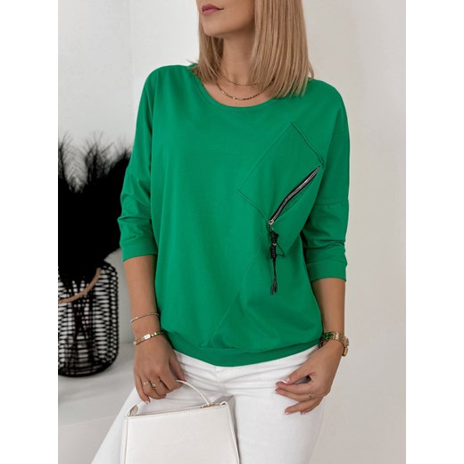 bluzka wolas zielona uni ze sklepu UBRA w kategorii Bluzki damskie - zdjęcie 172022228