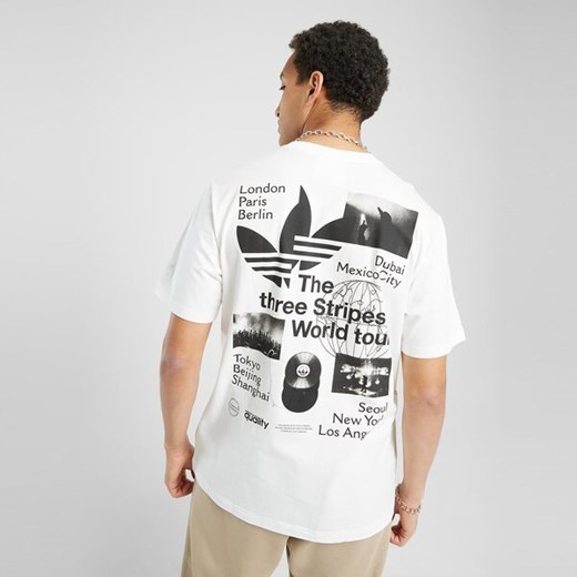 ADIDAS T-SHIRT BAND TEES - WORLD TOUR ORIGINALS POLY CORE ze sklepu JD Sports  w kategorii T-shirty męskie - zdjęcie 172022279