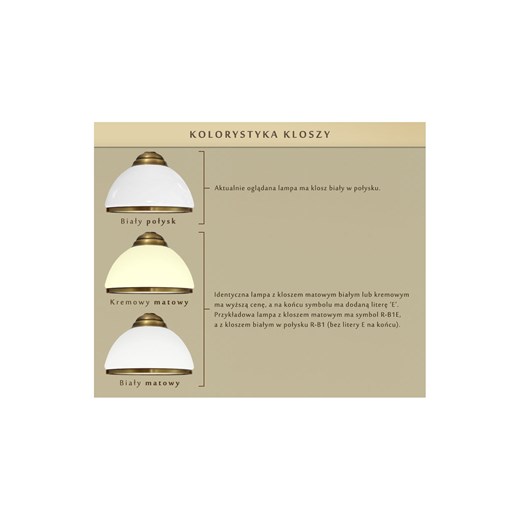 Elegancka lampa na komodę z łańcuszkiem CR-B2-L Mn Interiors One Size MN Interiors - Lampy mosiężne