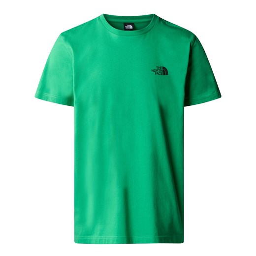 Koszulka męska The North Face S/S SIMPLE DOME zielona NF0A87NGPO8 ze sklepu a4a.pl w kategorii T-shirty męskie - zdjęcie 172023278
