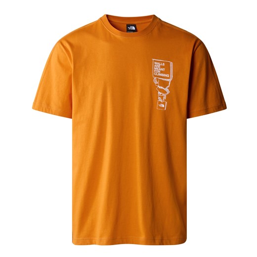Koszulka męska The North Face OUTDOOR S/S pomarańczowa NF0A87FFPCO ze sklepu a4a.pl w kategorii T-shirty męskie - zdjęcie 172023307