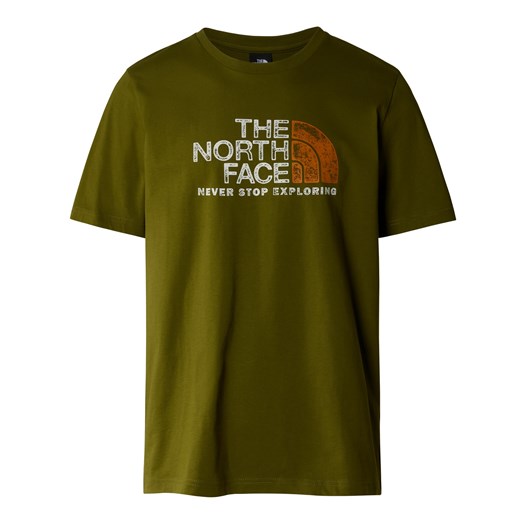 Koszulka męska The North Face S/S RUST 2 zielona NF0A87NWPIB ze sklepu a4a.pl w kategorii T-shirty męskie - zdjęcie 172023678