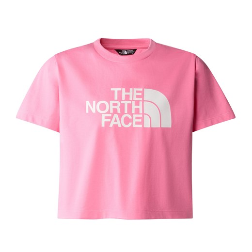 Koszulka dziewczęca The North Face S/S CROP EASY różowa NF0A87T7PIH ze sklepu a4a.pl w kategorii Bluzki damskie - zdjęcie 172023689