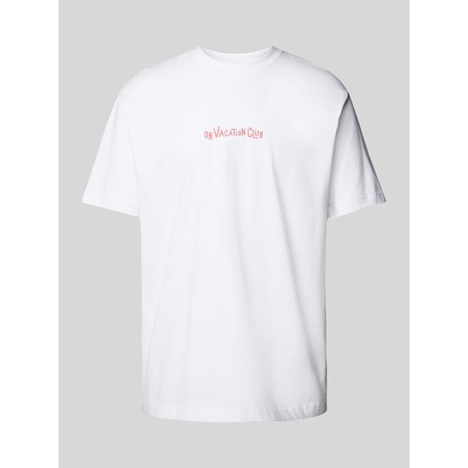 T-shirt z wyhaftowanym logo ze sklepu Peek&Cloppenburg  w kategorii T-shirty męskie - zdjęcie 172023885