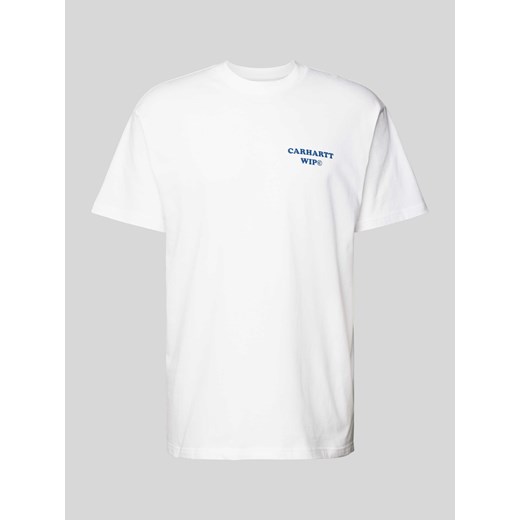 T-shirt z nadrukiem z logo model ‘ISIS MARIA’ ze sklepu Peek&Cloppenburg  w kategorii T-shirty męskie - zdjęcie 172023898