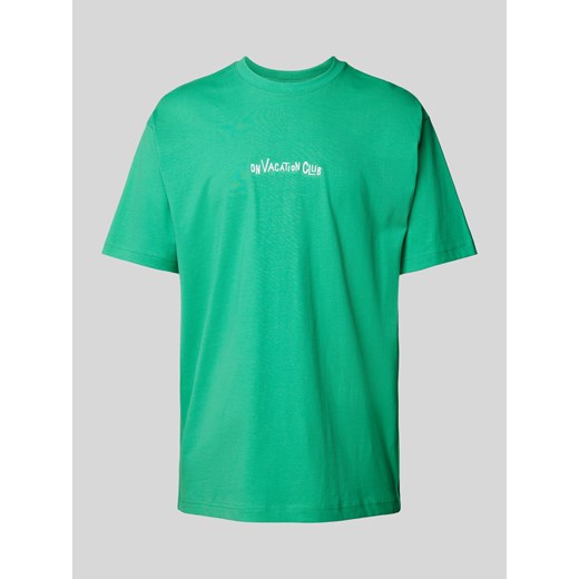 T-shirt z wyhaftowanym logo model ‘Espresso Martini’ ze sklepu Peek&Cloppenburg  w kategorii T-shirty męskie - zdjęcie 172024079