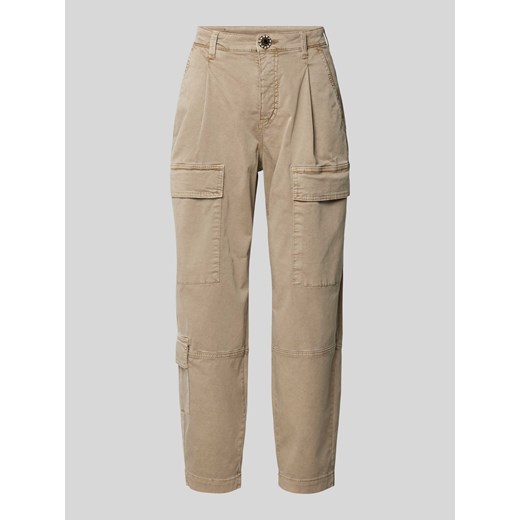 Spodnie cargo o skróconym kroju regular fit ze sklepu Peek&Cloppenburg  w kategorii Spodnie damskie - zdjęcie 172024198