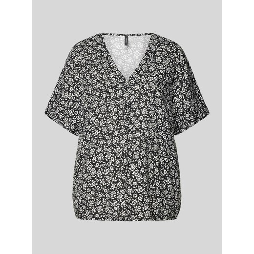 Bluzka z wiskozy z dekoltem w serek model ‘EASY’ ze sklepu Peek&Cloppenburg  w kategorii Bluzki damskie - zdjęcie 172024289