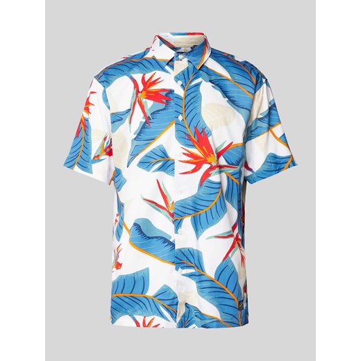 Koszula casualowa o kroju slim fit z nadrukiem na całej powierzchni model ‘HAWAIIAN’ ze sklepu Peek&Cloppenburg  w kategorii Koszule męskie - zdjęcie 172024447