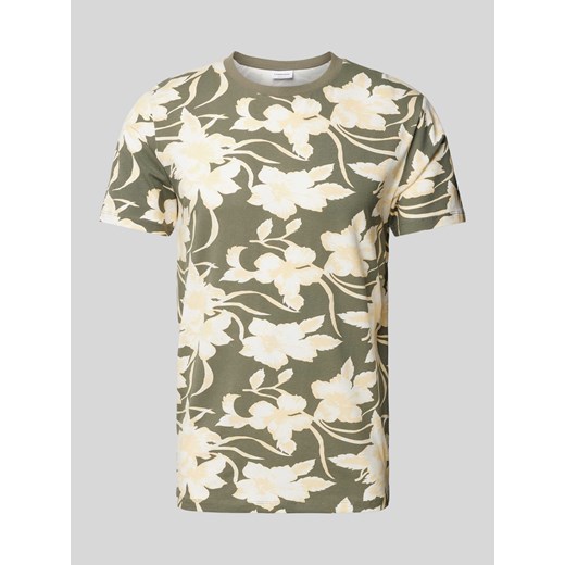 T-shirt ze wzorem na całej powierzchni model ‘desert flower’ ze sklepu Peek&Cloppenburg  w kategorii T-shirty męskie - zdjęcie 172024466