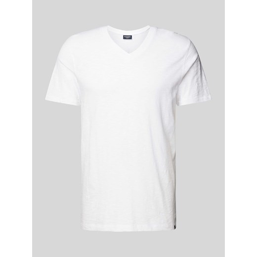 T-shirt z dekoltem w serek ze sklepu Peek&Cloppenburg  w kategorii T-shirty męskie - zdjęcie 172024679