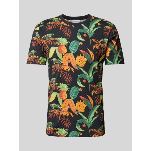 T-shirt ze wzorem na całej powierzchni model ‘oasis’ ze sklepu Peek&Cloppenburg  w kategorii T-shirty męskie - zdjęcie 172024768