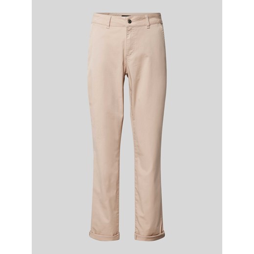 Spodnie materiałowe o kroju regular fit z wpuszczanymi kieszeniami ze sklepu Peek&Cloppenburg  w kategorii Spodnie damskie - zdjęcie 172024778