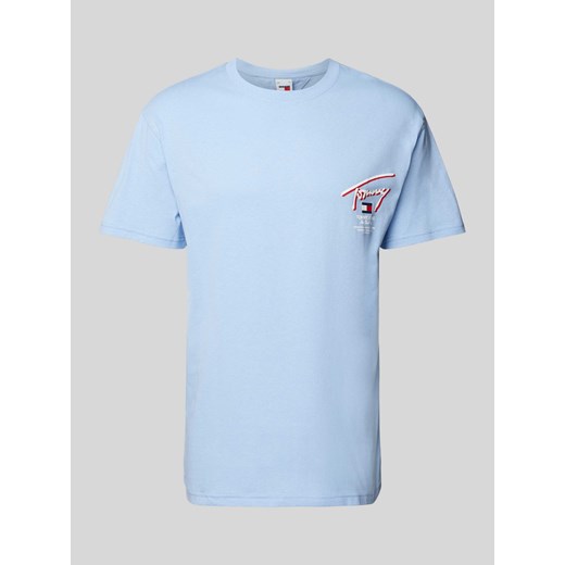 T-shirt z nadrukiem z logo ze sklepu Peek&Cloppenburg  w kategorii T-shirty męskie - zdjęcie 172024859