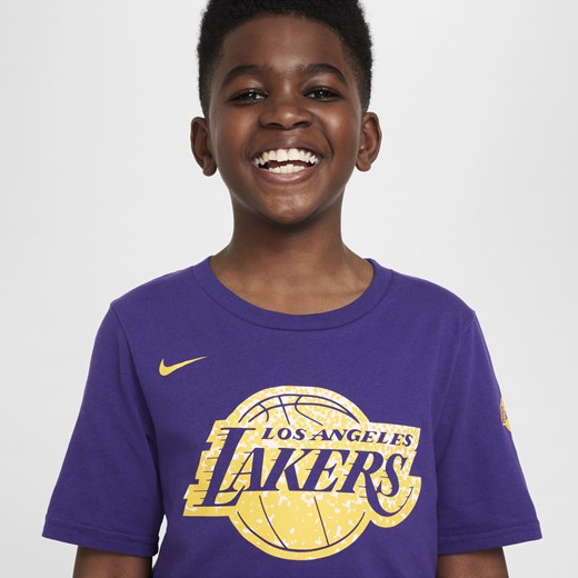 T-shirt dla dużych dzieci (chłopców) Nike NBA Los Angeles Lakers Essential - Nike XL Nike poland