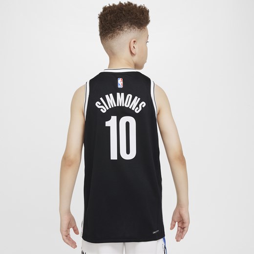 Koszulka dla dużych dzieci Brooklyn Nets Icon Edition 2021/22 Nike NBA Swingman Nike XL Nike poland