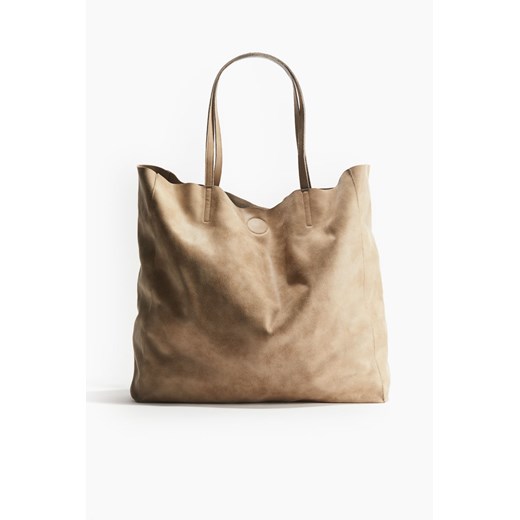H & M - Torba shopper - Beżowy ze sklepu H&M w kategorii Torby Shopper bag - zdjęcie 172025146