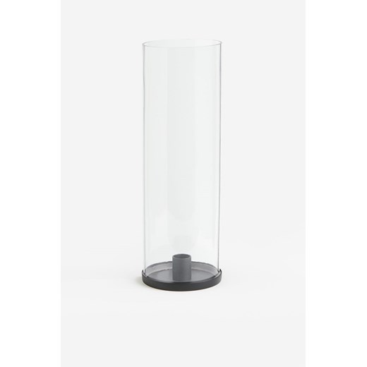 H & M - Świecznik ze szkła i metalu - Czarny ze sklepu H&M w kategorii Świeczniki - zdjęcie 172025177