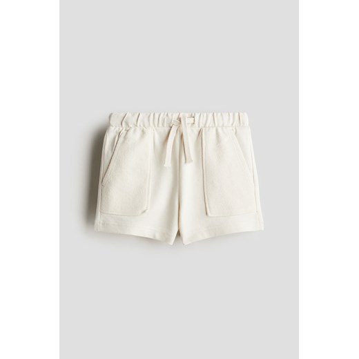 H & M - Bawełniane szorty - Beżowy ze sklepu H&M w kategorii Szorty - zdjęcie 172025338