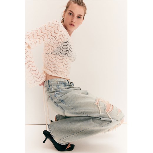 H & M - Baggy Low Jeans - Niebieski ze sklepu H&M w kategorii Jeansy damskie - zdjęcie 172025377