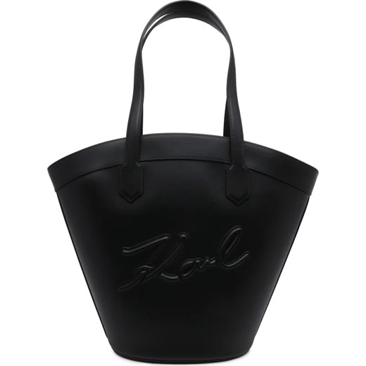 Karl Lagerfeld Skórzana shopperka Karl Lagerfeld OS wyprzedaż Gomez Fashion Store