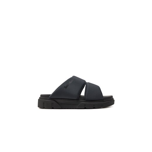 Timberland Klapki Greyfield Sandal Slide Sandal TB0A2N21EK81 Czarny ze sklepu MODIVO w kategorii Klapki damskie - zdjęcie 172027458